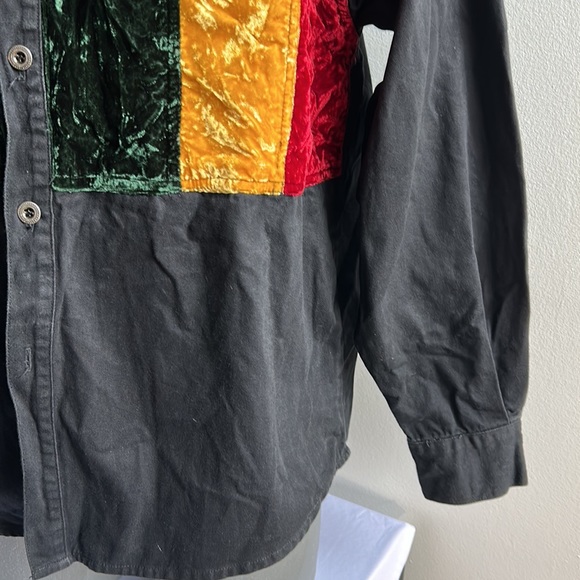 Vintage Machine Button Down Shirt Large - Picture 3 of 9